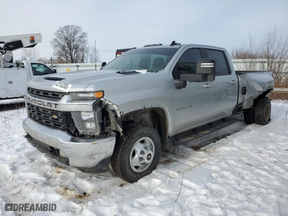 2022 Chevrolet Silverado 3500HD LT with VIN 1GC4YTEY9NF104999, listed as a Copart auction lot 42518285 with 82,840 mi miles and Salvage Title. Bid and sale history available at carsss.com. Image 1.