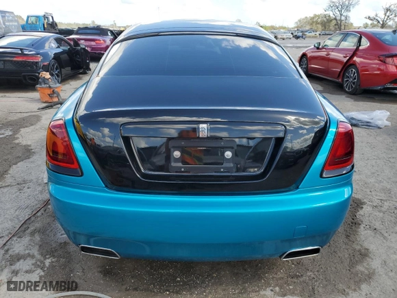 2015 Rolls-Royce Wraith with VIN SCA665C56FUX85095, listed as a Copart auction lot 75506514 with 18,147 mi miles and Salvage Title. Bid and sale history available at carsss.com. Image 6.