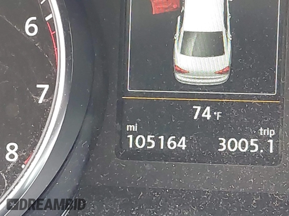 2019 Volkswagen Passat 2.0T Wolfsburg Edition with VIN 1VWLA7A31KC008439, listed as a IAAI auction lot 41472658 with 105,164 mi miles. Bid and sale history available at carsss.com. Image 15.