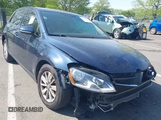 2017 Volkswagen Golf S with VIN 3VW217AU0HM062388, listed as a IAAI auction lot 42150384 with 74,966 mi miles and . Bid and sale history available at DreamBid. Image 1.