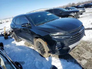 2020 Chevrolet Blazer Premier with VIN 3GNKBFRS3LS597420, listed as a Copart auction lot 88651145 with 46,534 mi miles and Salvage title. Bid and sale history available at DreamBid. Image 4.