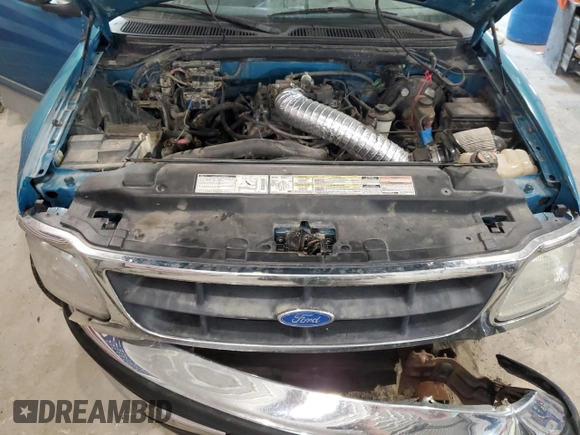 1997 Ford F-150 with VIN 1FTDF1763VLB43465, listed as a Copart auction lot 60018763 with 194,139 mi miles and Non repairable. Bid and sale history available at DreamBid. Image 11.