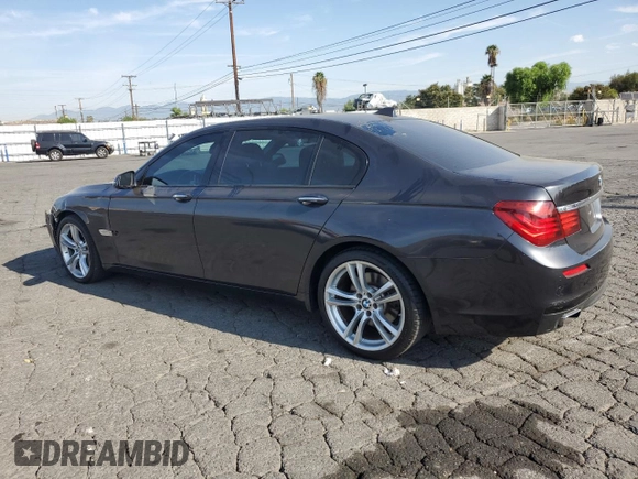 2014 BMW 7 Series 740Li with VIN WBAYE4C56ED138044, listed as a Copart auction lot 74859434 with 110,209 mi miles and Clean Title. Bid and sale history available at carsss.com. Image 2.