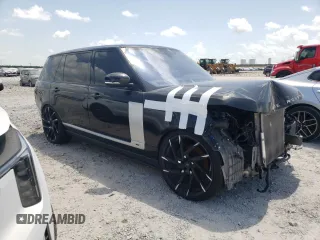 2018 Land Rover Range Rover with VIN SALGS5RE5JA514662, listed as a Copart auction lot 57466495 with 48,250 mi miles and Salvage title. Bid and sale history available at DreamBid. Image 4.
