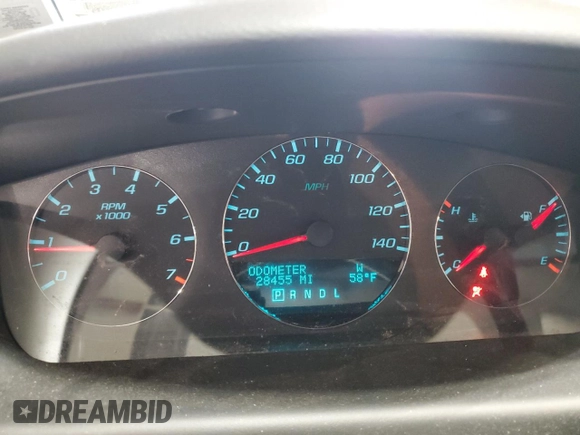 2012 Chevrolet Impala LT Retail with VIN 2G1WB5E30C1202990, listed as a Copart auction lot 55110425 with 28,455 mi miles and Salvage Title. Bid and sale history available at DreamBid. Image 9.