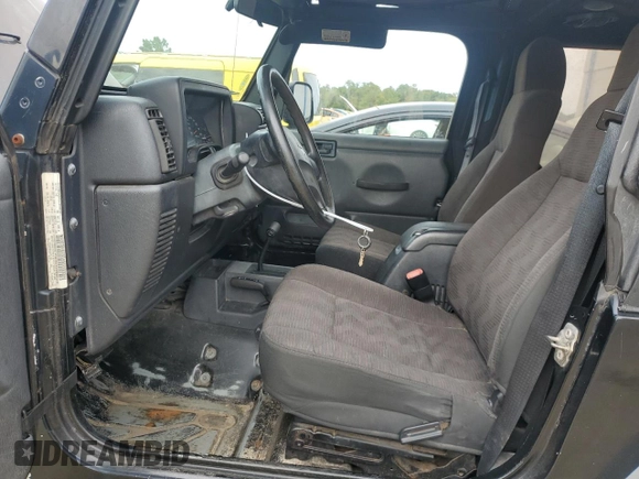 2005 Jeep Wrangler X with VIN 1J4FA39S85P350479, listed as a Copart auction lot 72330304 with 155,856 mi miles and Salvage Title. Bid and sale history available at carsss.com. Image 7.