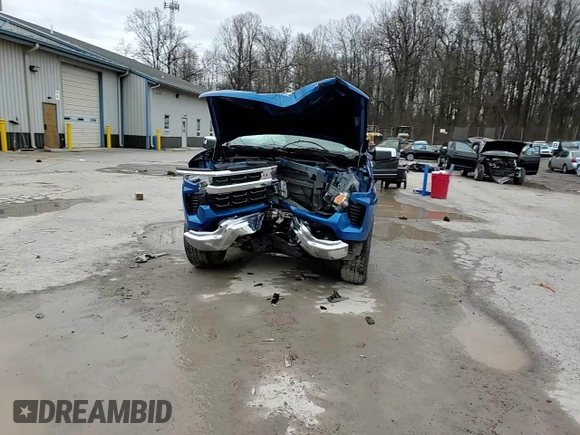 2022 Chevrolet Silverado 1500 LT with VIN 3GCUDDEDXNG595743, listed as a Copart auction lot 84348264 with Not Provided miles and Salvage Title. Bid and sale history available at DreamBid. Image 13.