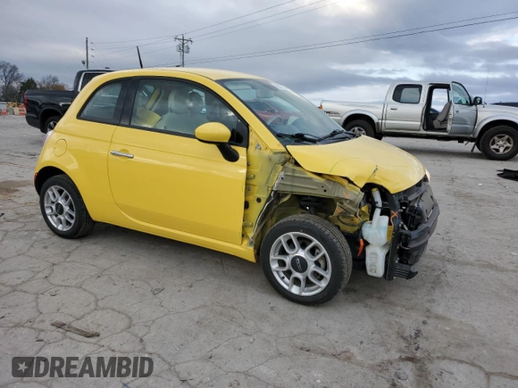 2013 FIAT 500 Pop with VIN 3C3CFFAR9DT743409, listed as a Copart auction lot 82027754 with 18,517 mi miles and Clean Title. Bid and sale history available at carsss.com. Image 4.