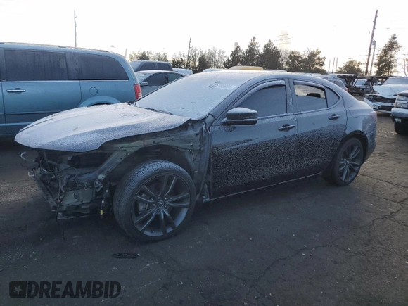 2019 Acura TLX w/A-Spec Pkg with VIN 19UUB1F63KA003695, listed as a Copart auction lot 85386954 with 46,361 mi miles and Salvage title. Bid and sale history available at DreamBid. Image 1.