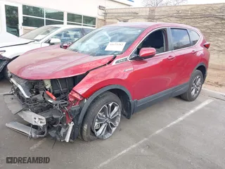 2022 Honda CR-V Hybrid EX with VIN 5J6RT6H51NL024535, listed as a IAAI auction lot 41673282 with 13,579 mi miles. Bid and sale history available at carsss.com. Image 20.