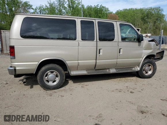 2013 Ford Econoline Cargo Commercial with VIN 1FTNE1EL3DDA02131, listed as a Copart auction lot 54057485 with 63,630 mi miles and Salvage title. Bid and sale history available at DreamBid. Image 3.