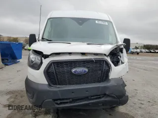 2023 Ford Transit Cargo with VIN 1FTBR1C85PKC00960, listed as a Copart auction lot 46147865 with 37,492 mi miles and Salvage Title. Bid and sale history available at carsss.com. Image 5.