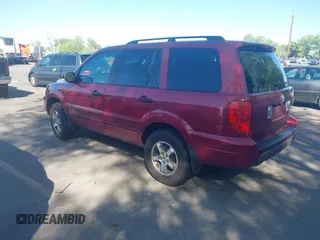 2003 Honda Pilot EX with VIN 2HKYF18543H603256, listed as a IAAI auction lot 42141096 with 260,535 mi miles and . Bid and sale history available at DreamBid. Image 3.