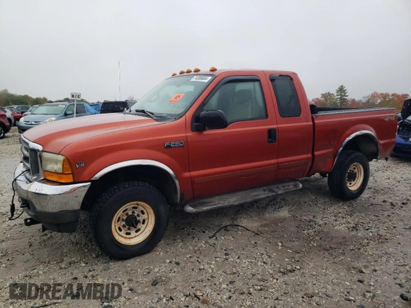2001 Ford Super Duty F-250 XL with VIN 1FTNX21LX1ED37981, listed as a Copart auction lot 74306684 with 74,052 mi miles and Clean Title. Bid and sale history available at carsss.com. Image 1.