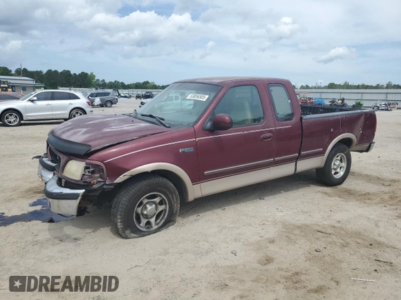 1997 Ford F-150 XL with VIN 1FTEX17L5VNB49991, listed as a Copart auction lot 53856505 with 170,246 mi miles and Salvage title. Bid and sale history available at DreamBid. Image 1.