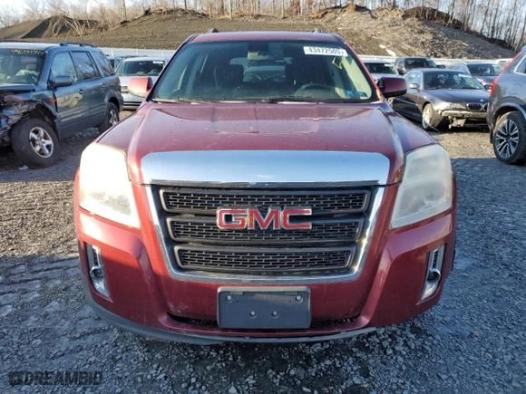 2011 GMC Terrain SLE-2 with VIN 2CTFLTEC3B6413082, listed as a Copart auction lot 43472505 with 0 mi miles and Clean Title. Bid and sale history available at carsss.com. Image 5.