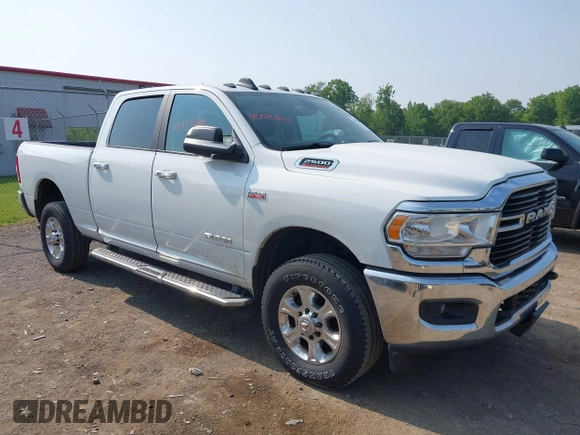 2019 Ram 2500 Big Horn with VIN 3C6UR5DJ1KG570506, listed as a IAAI auction lot 42372500 with 76,161 mi miles and . Bid and sale history available at DreamBid. Image 1.