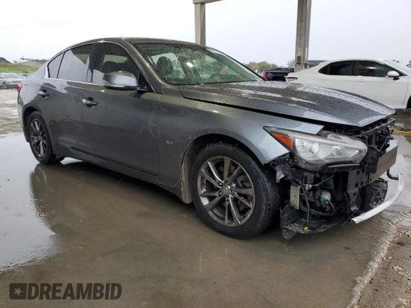 2017 Infiniti Q50 3.0t Sport with VIN JN1EV7AR7HM838322, listed as a Copart auction lot 88759165 with 86,733 mi miles and Salvage Title. Bid and sale history available at carsss.com. Image 4.