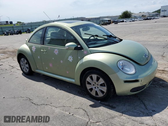 2009 Volkswagen Beetle S with VIN 3VWRW31CX9M510525, listed as a Copart auction lot 60941165 with 132,959 mi miles and Salvage title. Bid and sale history available at DreamBid. Image 4.