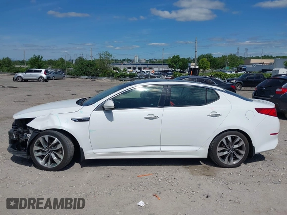 2015 Kia Optima SX Turbo with VIN 5XXGR4A60FG383315, listed as a IAAI auction lot 42299144 with 95,615 mi miles and . Bid and sale history available at DreamBid. Image 13.