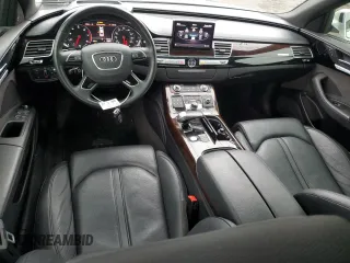 2018 Audi A8 with VIN WAU44AFD9JN000764, listed as a Copart auction lot 43721224 with 58,686 mi miles and . Bid and sale history available at DreamBid. Image 8.