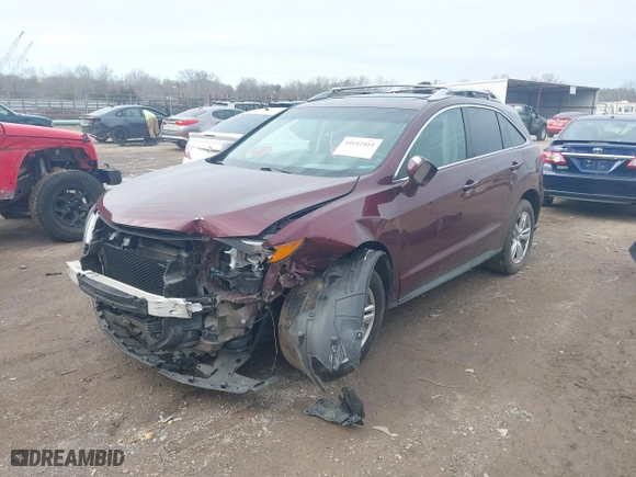 2015 Acura RDX Tech Pkg with VIN 5J8TB4H56FL019496, listed as a IAAI auction lot 41612411 with 166,672 mi miles. Bid and sale history available at carsss.com. Image 17.