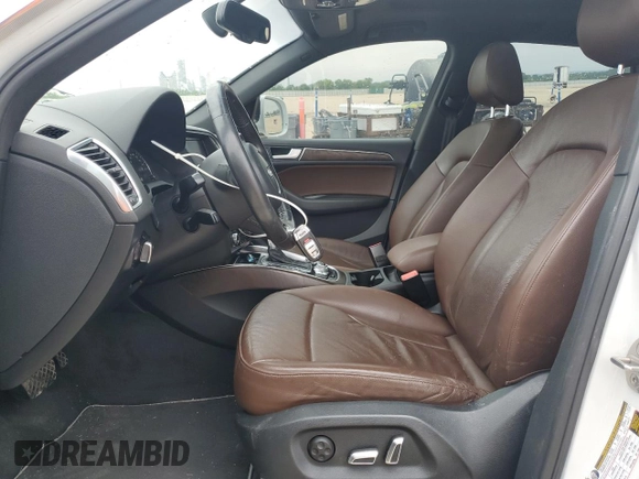 2015 Audi Q5 Premium Plus with VIN WA1DGAFP6FA090940, listed as a Copart auction lot 55791425 with 130,738 mi miles and Salvage title. Bid and sale history available at DreamBid. Image 7.