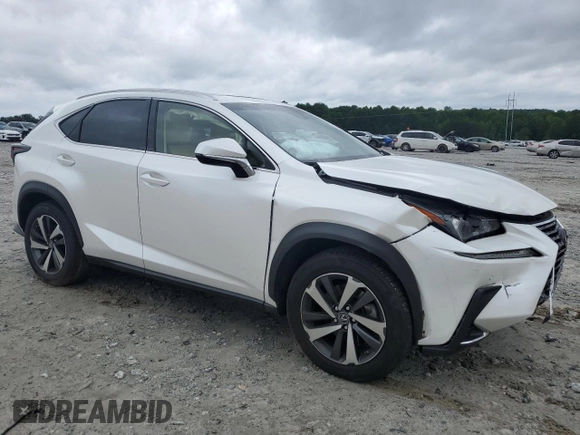 2018 Lexus NX 300 with VIN JTJYARBZ0J2099020, listed as a Copart auction lot 59034905 with 81,198 mi miles and Salvage title. Bid and sale history available at DreamBid. Image 4.
