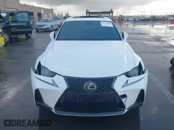 2019 Lexus IS with VIN JTHBA1D27K5089741, listed as a IAAI auction lot 41734834 with 58,944 mi miles. Bid and sale history available at carsss.com. Image 12.