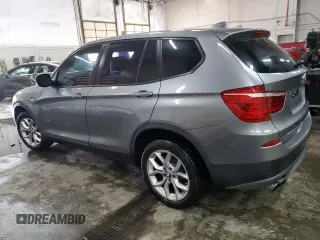 2013 BMW X3 xDrive35i with VIN 5UXWX7C54DL982186, listed as a Copart auction lot 89326175 with 136,622 mi miles and Salvage Title. Bid and sale history available at DreamBid. Image 2.
