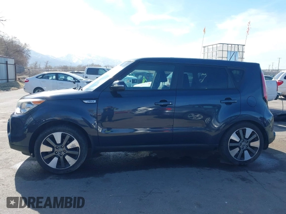 2014 Kia Soul + with VIN KNDJX3A52E7030918, listed as a IAAI auction lot 41857501 with 99,623 mi miles and . Bid and sale history available at DreamBid. Image 15.