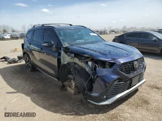 2021 Toyota Highlander XSE with VIN 5TDJZRBH2MS110245, listed as a Copart auction lot 52187275 with 79,962 mi miles and Salvage Title. Bid and sale history available at carsss.com. Image 4.