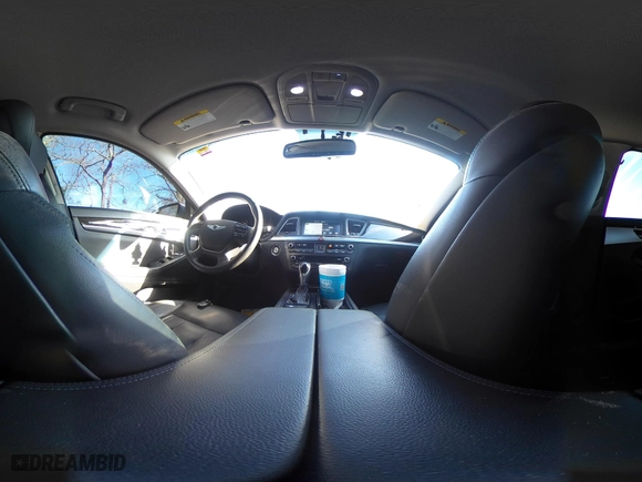 2016 Hyundai Genesis 3.8L with VIN KMHGN4JEXGU131372, listed as a IAAI auction lot 41091057 with 111,229 mi miles. Bid and sale history available at carsss.com. Image 19.