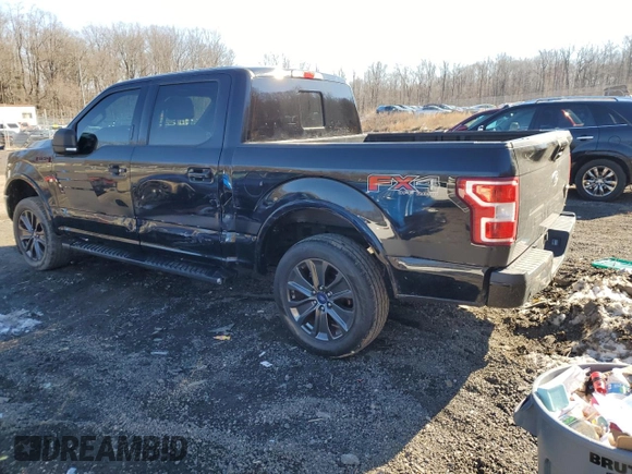 2018 Ford F-150 XL with VIN 1FTEW1EP2JFA60621, listed as a Copart auction lot 45009925 with 125,731 mi miles and Salvage title. Bid and sale history available at DreamBid. Image 2.