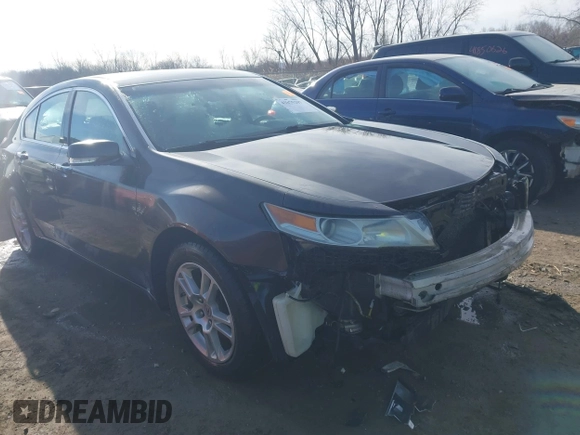 2009 Acura TL Tech with VIN 19UUA86579A018035, listed as a IAAI auction lot 41875207 with 266,770 mi miles. Bid and sale history available at carsss.com. Image 1.