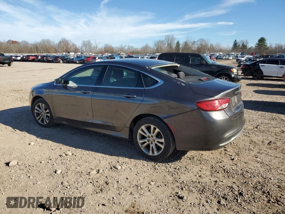 2015 Chrysler 200 Limited with VIN 1C3CCCAB9FN718846, listed as a Copart auction lot 80136324 with 93,793 mi miles and Non Repairable. Bid and sale history available at carsss.com. Image 2.