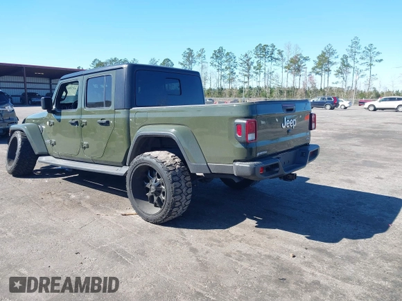 2022 Jeep Gladiator High Altitude with VIN 1C6HJTFG3NL141891, listed as a IAAI auction lot 41738578 with 38,133 mi miles and . Bid and sale history available at DreamBid. Image 3.