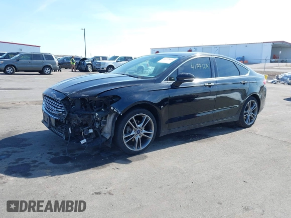 2016 Ford Fusion Titanium with VIN 3FA6P0K9XGR250007, listed as a IAAI auction lot 41775696 with 90,000 mi miles and . Bid and sale history available at DreamBid. Image 15.