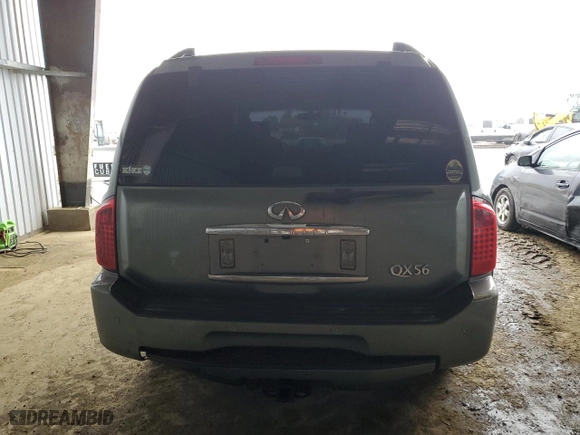 2006 Infiniti QX56 with VIN 5N3AA08C66N803670, listed as a Copart auction lot 43439515 with 204,677 mi miles and Salvage Title. Bid and sale history available at carsss.com. Image 6.
