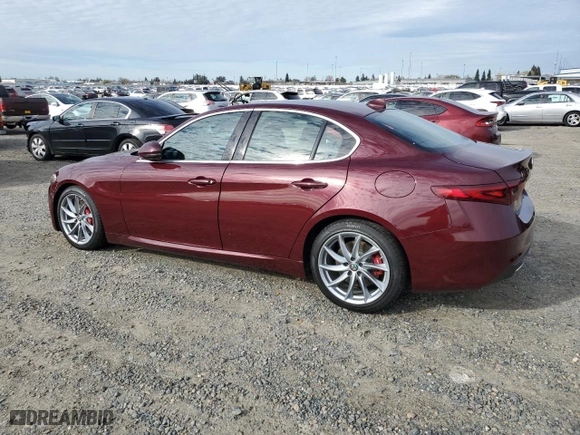 2019 Alfa Romeo Giulia with VIN ZARFAMAN7K7609661, listed as a Copart auction lot 49007875 with 36,580 mi miles and Salvage Title. Bid and sale history available at carsss.com. Image 2.
