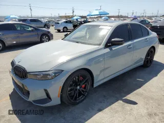 2023 BMW 3 Series 330i with VIN 3MW69FF00P8D52700, listed as a Copart auction lot 61629485 with 12,007 mi miles and Salvage title. Bid and sale history available at DreamBid. Image 1.
