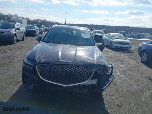 2023 Genesis GV70 2.5T with VIN KMUMADTB8PU129798, listed as a IAAI auction lot 41446118 with 10,508 mi miles. Bid and sale history available at carsss.com. Image 12.