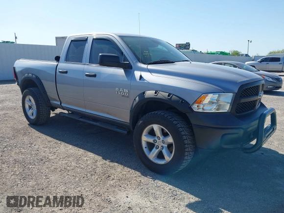 2019 Ram 1500 Tradesman with VIN 1C6RR6FG0KS613674, listed as a IAAI auction lot 42000480 with 80,528 mi miles and . Bid and sale history available at DreamBid. Image 1.