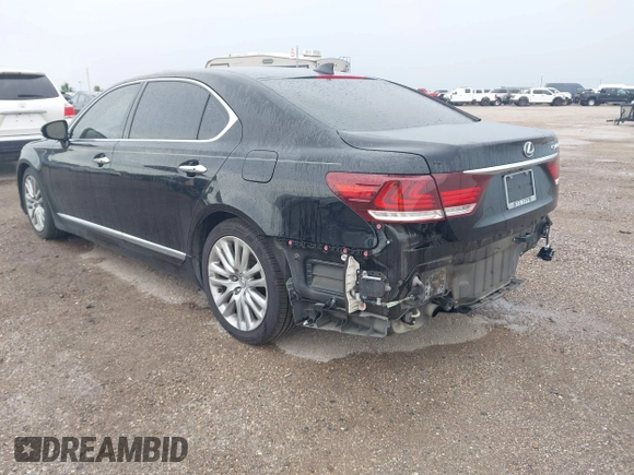 2015 Lexus LS 460 L with VIN JTHGL5EF6F5054364, listed as a IAAI auction lot 42465692 with 139,431 mi miles and . Bid and sale history available at DreamBid. Image 3.