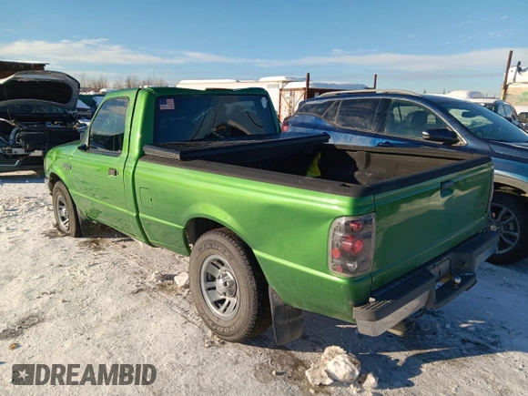 1999 Ford Ranger XL with VIN 1FTYR10C6XUA21866, listed as a Copart auction lot 47323715 with 191,074 mi miles and Salvage Title. Bid and sale history available at carsss.com. Image 2.