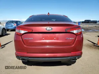 2013 Kia Optima SX with VIN 5XXGR4A65DG241412, listed as a Copart auction lot 57343585 with 178,366 mi miles and Clean title. Bid and sale history available at DreamBid. Image 6.