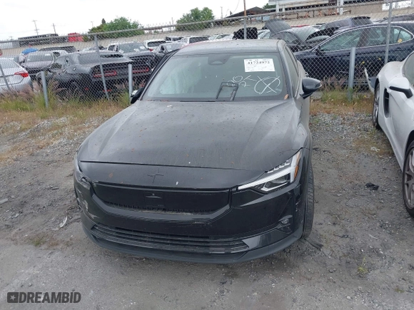 2024 Polestar 2 with VIN YSMFD3KA9RL210991, listed as a IAAI auction lot 41724972 with 18,091 mi miles. Bid and sale history available at carsss.com. Image 13.