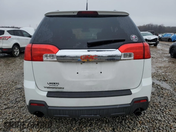 2012 GMC Terrain SLT-1 with VIN 2GKFLUE50C6345655, listed as a Copart auction lot 45092035 with 129,408 mi miles and Salvage Title. Bid and sale history available at carsss.com. Image 6.