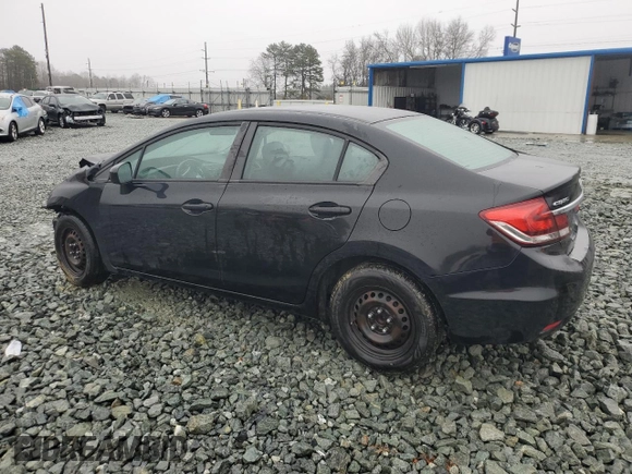 2014 Honda Civic Sedan LX with VIN 19XFB2F54EE084745, listed as a Copart auction lot 44954865 with Not Provided miles and Salvage Title. Bid and sale history available at carsss.com. Image 2.