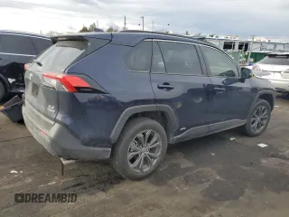 2024 Toyota RAV4 Hybrid XLE Premium with VIN JTMB6RFV4RD137902, listed as a Copart auction lot 86013364 with 9,330 mi miles and Salvage Title. Bid and sale history available at DreamBid. Image 3.